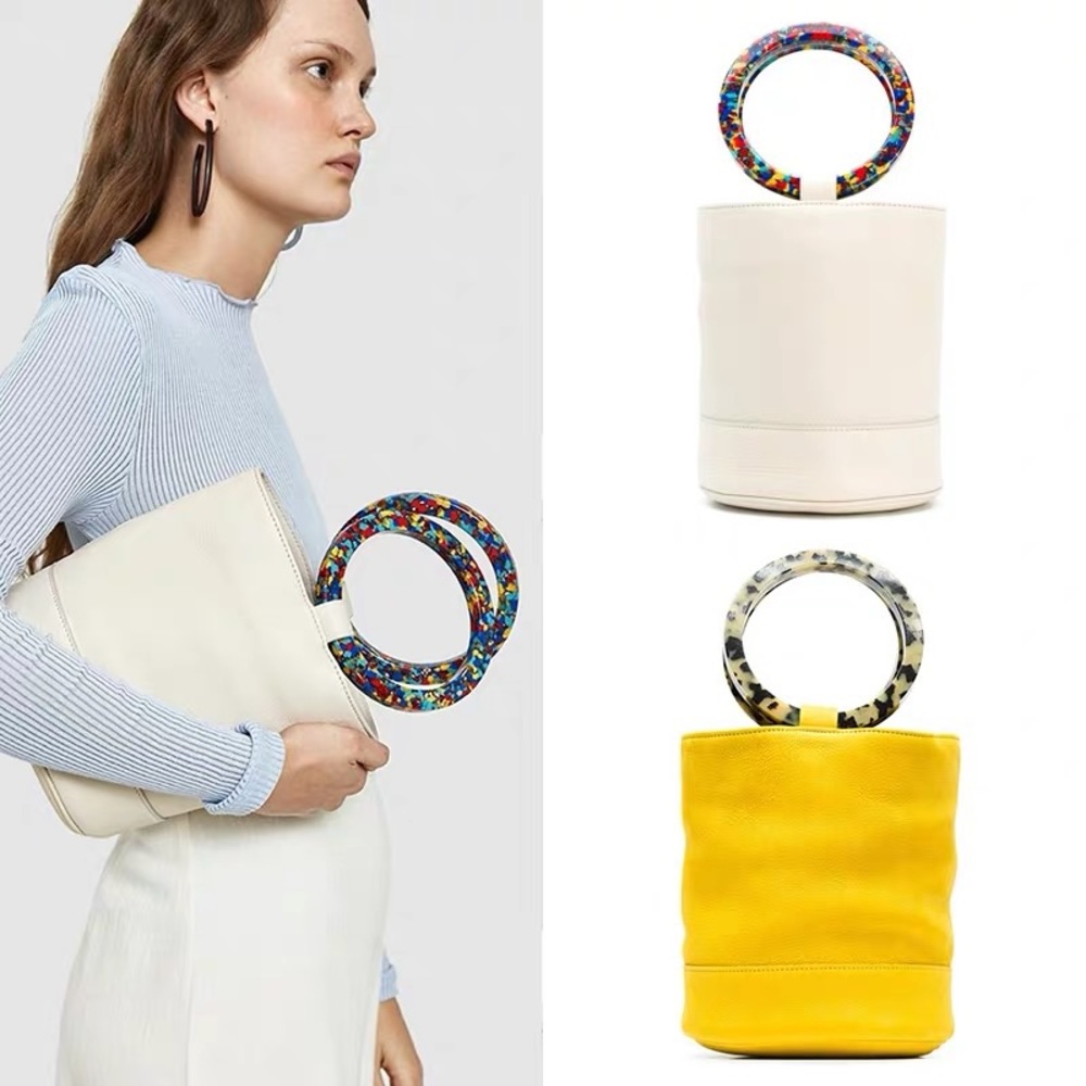Simon Miller confetti handle tote bag